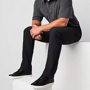 Stylus Chino Mens Straight Fit Flat Front Dress Pants